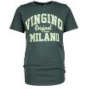 Vingino T-shirt Essentials Jongens Katoen Groen Maat 92