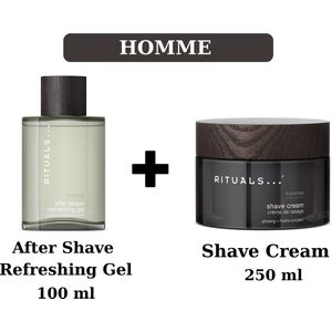 Rituals - Homme - Combi Set - Shave Cream 250 ml + After Shave Refreshing Gel 100 ml