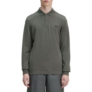 Fred Perry LS Plain Polo Heren - Maat M