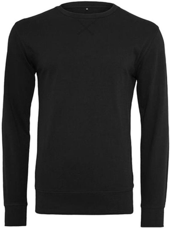 Lichtgewicht crew Sweatshirt Black maat L