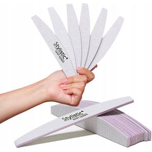 Claresa Stylistische Nagelvijl Zebralaars 100/180 - 10 stuks