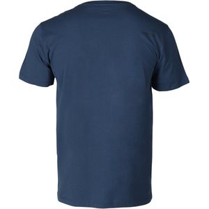 Brunotti Jahn-Logoround Heren T-shirt | Blauw - L
