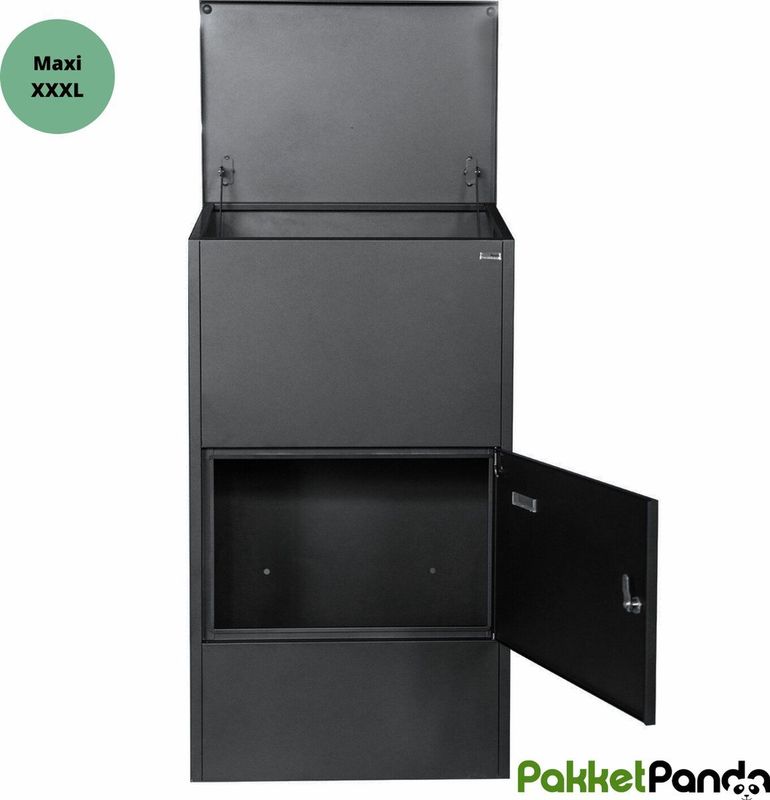 XXXL PakketPanda® - Maxi - Pakketbrievenbus - Brievenbus - Pakketbox - Vrijstaand en Hangend - Extra Groot