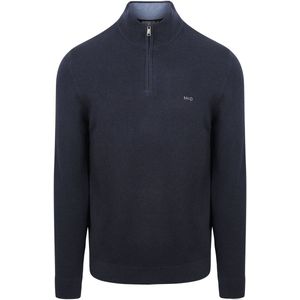 McGregor - Half Zip Trui - Navy - Merinowol - Heren - Pullovers