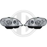 Diederichs - 4035580 - Koplampen Set - Chroom - Voor Voertuigen Met Lichthoogteregeling