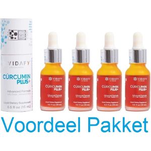 Curcumin Plus 15ml Vidafy Voordeelpakket 4 in 1