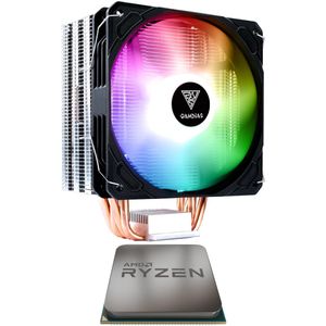 AMD Ryzen 5 5600X CPU met aRGB Tower Cooler|AM4 Socket 6 core@3.7GHz-4.6GHz|Processor Inclusief Cooler Set