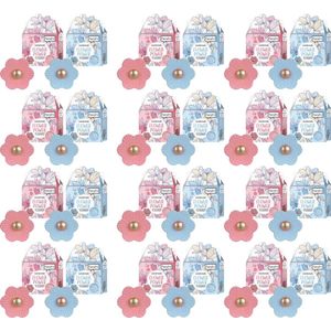 Fesh! Bruisballen XL - Flower Power - 24 Stuks - Bloem Bruisbal - Blauw/Roze - 70 Gram - Bruisballen Kind & Volwassenen - Bruisballen Voor Bad