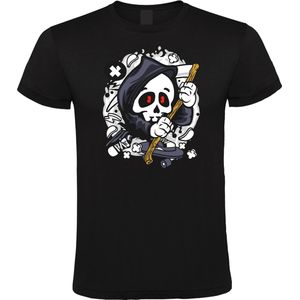 Klere-Zooi - Grim Skater - Heren T-Shirt - 3XL