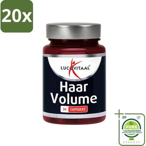 20 x Lucovitaal - Supplement - Haar Volume - 30 Capsules - Grootverpakking - Haaruitval - Haarverlies - Haarvernieuwing - Haarvolume - Haargezondheid