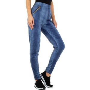 Holala legging jeanslook blauw S/M