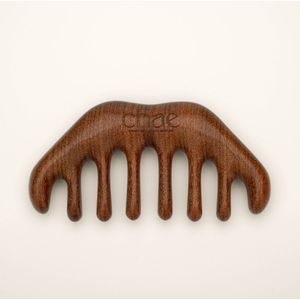 Sandelhout Massagekam – Gua Sha Kam – Houten Body & Hair Comb – Hoofdhuidmassage – Ontspannende Kam – Traditionele Chinese Kam – Chae Nurture