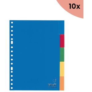 10x KTC Tabblad A5 venster PP 120 micron assorti 17-gaats 5-delig