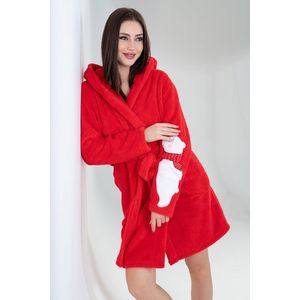 Vienetta - Fleece Badjas-Kamerjas Voor Dames - S