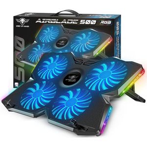 Spirit Of Gamer - Laptopkoeler - Zwart - Metaal - Tot 17 Inch