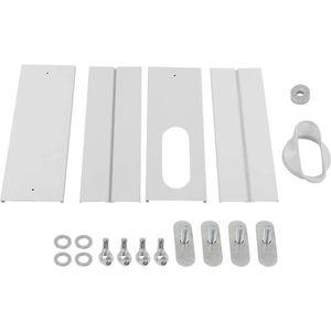 Intrekbare Airconditioner Window Kit met Koppeling - Verstelbare Glijdende 150 130mm Ducting AC Vent