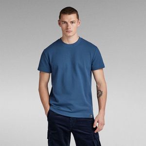 G-star Essential Pique T-shirt Met Korte Mouwen Blauw XL Man