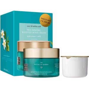 Rituals of Karma Body Cream + Refill Pack 2 x 220 ml =440 ml - Bodycreme + Gift bag