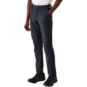 Regatta Heren Fenton Softshell Broek - Zwart, marineblauw, 30W (Kort)