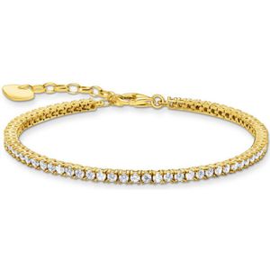 Armbanden - Geel Goud - Zilver - Zirconia
