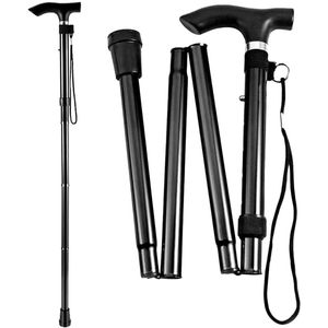 TRANKIELO® - Opvouwbare wandelstok met antislip basis – Verstelbaar, lichtgewicht en duurzaam – Mobiliteitshulp voor binnen en buiten