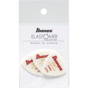 Ibanez BEL4ST22 Elastomer Triangle Guitar Pick Soft 2.2mm (3-Pack) - Plectrum set
