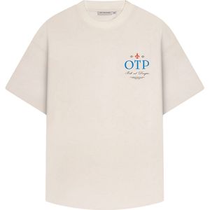 Off The Pitch - Global Oversized Tee - T-shirt - Off White - Katoen
