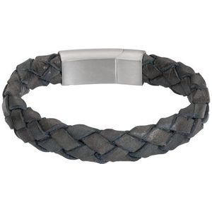 iXXXi-Men-Evan-Zilver Mat-Heren-Armband (sieraad)-22cm