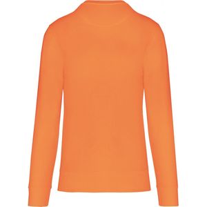Sweatshirt Unisex S Kariban Ronde hals Lange mouw Light Orange 85% Katoen, 15% Polyester