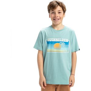Quiksilver Ev Sun Faded Yth T-shirt Met Korte Mouwen Blauw 14 Years Jongens