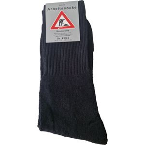Stabile Werksokken - Sokken - Unisex - 3 Paar - Maat 39-42 - Zwart