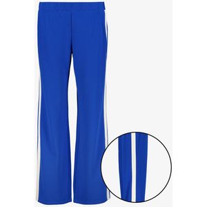 TwoDay dames wide leg broek met bies blauw - Maat L