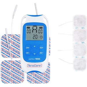 TensCare Perfect TENS met extra elektroden voor gevoelige huid 1x 5050 - Klinisch Bewezen TENS-machine - Elektrotherapie