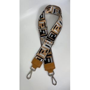 Schoudertas band - Hengsel - Bag strap - Fabric straps - Boho - Chique - Chic - Driekleurig abstract