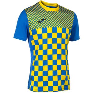 Joma Flag Iii T-shirt Met Korte Mouwen Geel,Blauw 2XL Man