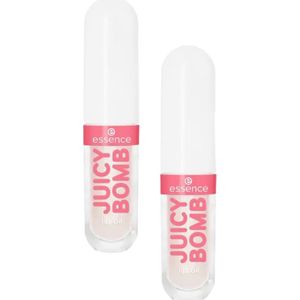 Essence Juicy Glow Juicy Bomb lip oil 01 Coconut Crush | 2-pack