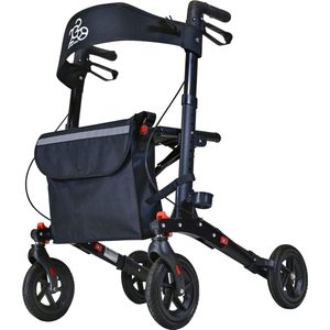 2020 Lichtgewicht rollator 3.0, Dubbel opvouwbaar, Matt Black (6,2KG)
