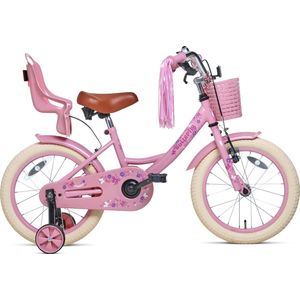 Nogan Butterfly - Kinderfiets - Meisjesfiets - 16 inch - Roze