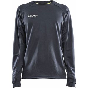 Craft - Evolve Crew Neck - Heren - Asphalt - Trainingsshirt - Lange Mouwen