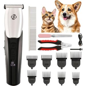 Equivera Hondentondeuse Dikke Vacht - Hondentrimmer - Hondentondeuse - Dieren Tondeuse - Honden Tondeuse Voor Trimmers