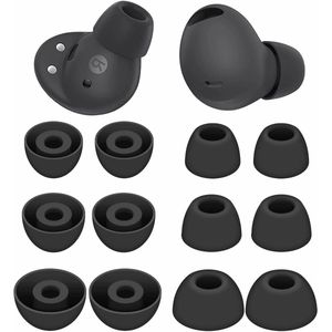 Oordopjes Set van 6 paar Oordopjes, S/M/L Maten, Siliconen Ear Tips voor Galaxy Buds 2 Pro 2022 - Grafiet