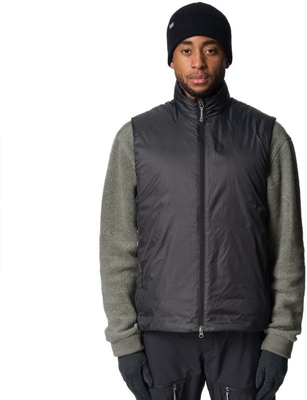 Houdini - Dunfri Vest - Zwart - Lichtgewicht Isolerend Gewatteerd