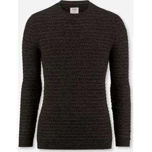 OLYMP pullover bodyfit groen