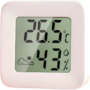 Mini Hygrometer - Digitale Weerstation - Luchtvochtigheidsmeter Thermometer Voor Binnen Vochtmeter