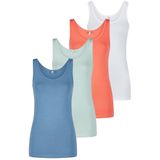 ONLY - ONLLIVE LUV SAL S/L TANK TOP 4-PACK JRS - Meisjes - Tops