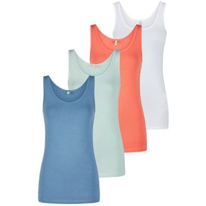 ONLY - ONLLIVE LUV SAL S/L TANK TOP 4-PACK JRS - Meisjes - Tops
