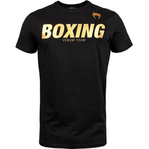 Venum Boxing VT T-Shirt - Zwart - Goud - L