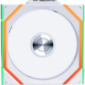 Lian Li UNI FAN SL Wireless White - Ventilatorhuis 120mm - 400 - 2000 rpm - 28.5 dBA - 4-pin PWM - Lian Li L-Connect - RGB - wit