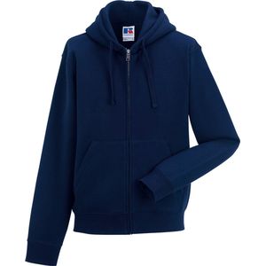 Authentic Full Zip Hoodie Sweatshirt 'Russell' French Navy - XXL