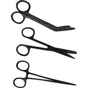 Verpleegkundige Scharenset - Stealth Black - Verbandscharen - MDR Gecertificeerd